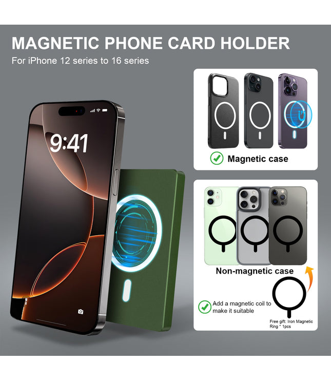Minimalist Pop up Wallet with Money Clip, All Aluminum Slide Rfid Slim Card Holder-2