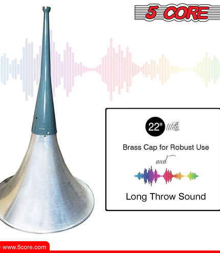 5 Core PA Horn Speaker 400W PMPO Compression Driver in 22 Inch Trumpet Throat Loud Audio System-1