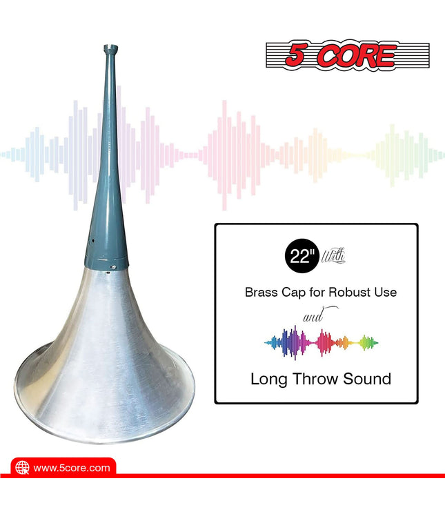 5 Core PA Horn Speaker 400W PMPO Compression Driver in 22 Inch Trumpet Throat Loud Audio System-1