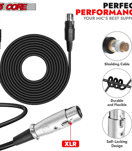 5Core XLR Microphone Dynamic Mic Karaoke Singing Studio Mics Handheld Microfono-2