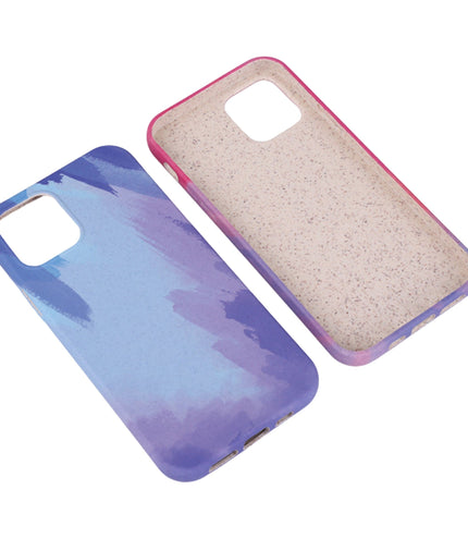 Biodegradable Frosted Oil Painting Phone Case-1