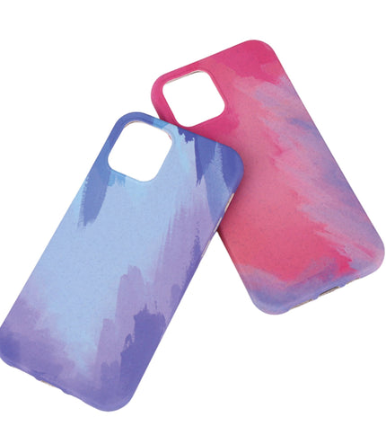 Biodegradable Frosted Oil Painting Phone Case-2