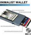Grey / Size(10*6.5*1cm)+All aluminum+Magnetic / 1pack+Clip+Metal Ring