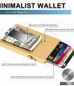 Gold / Size(10*6.5*1cm)+All aluminum+Magnetic / 1pack+Clip+Metal Ring