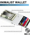 Silver / Size(10*6.5*1cm)+All aluminum+Magnetic / 1pack+Clip+Metal Ring