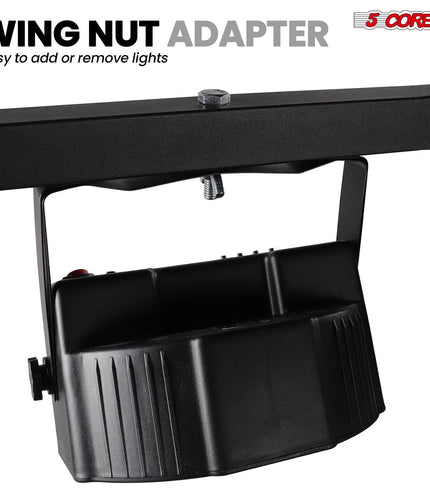 5 Core DJ Lighting T Bar 4 Party Lights 39 Inch Extension Crossbar Tbar Mount w 66 lbs Capacity-4