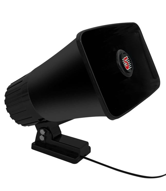 5 Core PA Speaker 5 x 8" 65W Bull Horn Loud Audio Outdoor Speakers System 8Ohm Reflex Megaphone-0