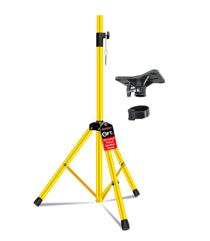 5 Core Speaker Stand Height Adjustable PA DJ Tripod Studio Monitor Stands w 35mm Compatible Insert-0