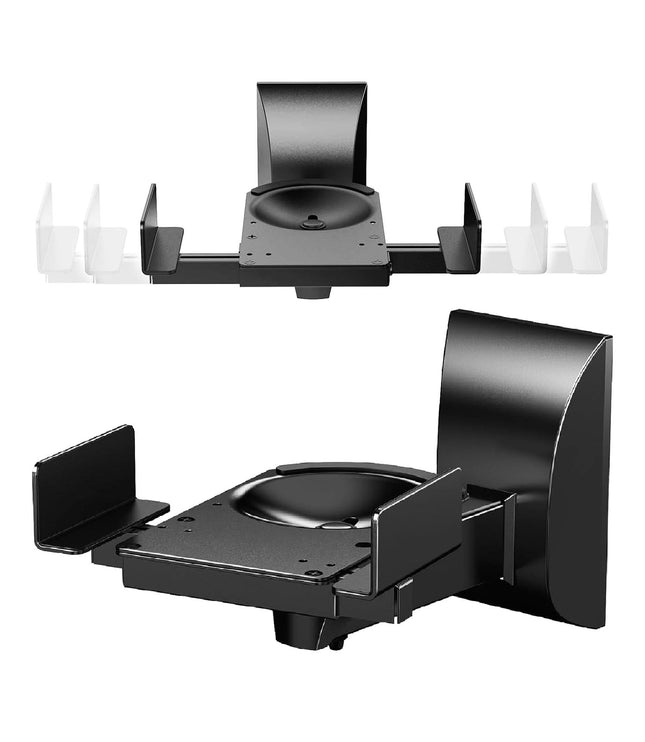 5Core Speaker Wall Mount Adjustable Swivel 15 Inch Space Bookshelf Brackets Pair-0