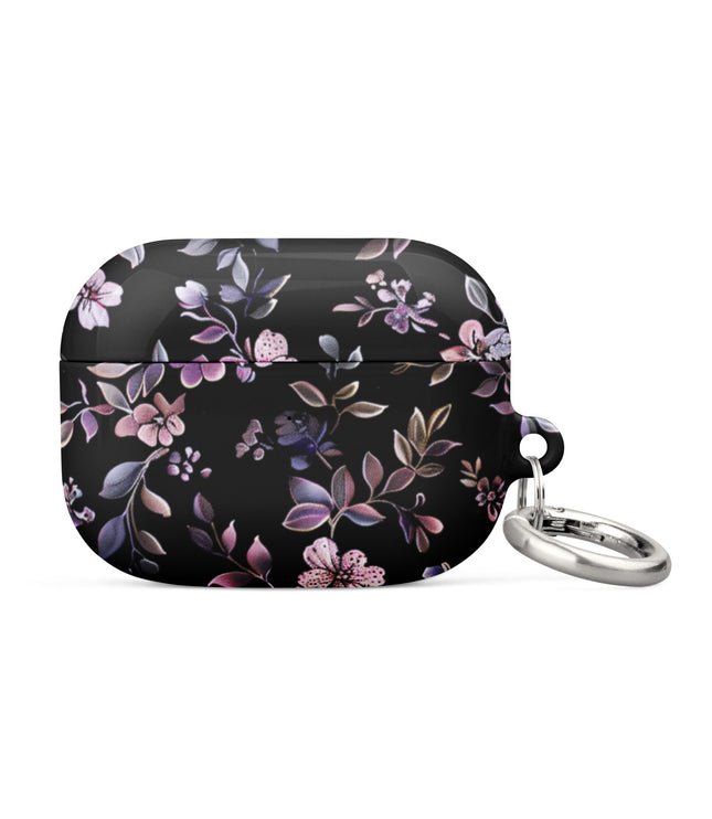 Black Floral Case for AirPods-5