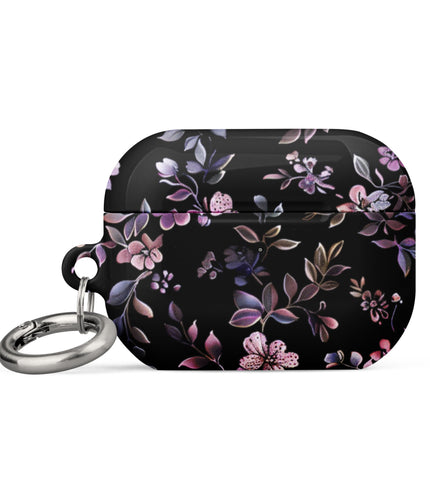 Black Floral Case for AirPods-6