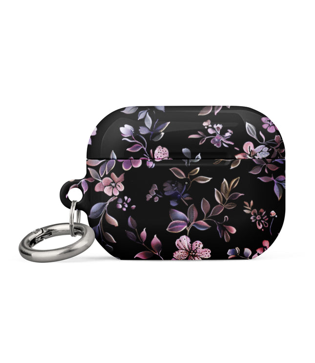Black Floral Case for AirPods-6