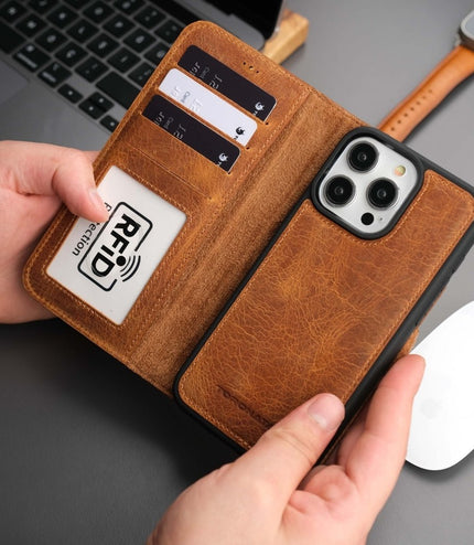Casper iPhone 16 Pro Max Wallet Case Leather MagSafe-7