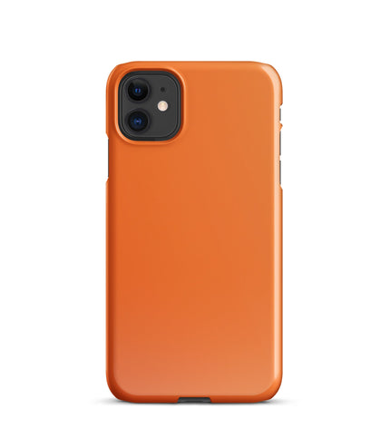 Orange Color Phone case for iPhone-0