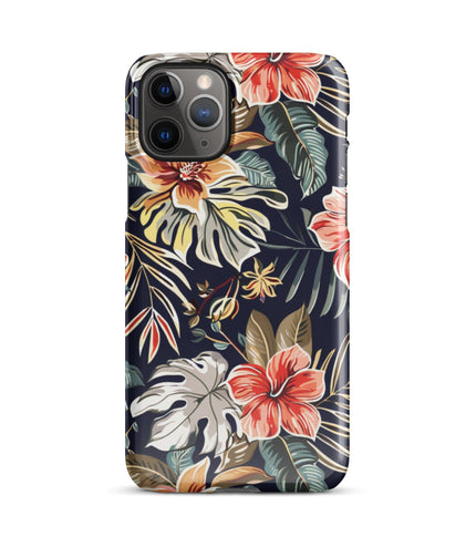 Tropical Floral Phone case for iPhone-2