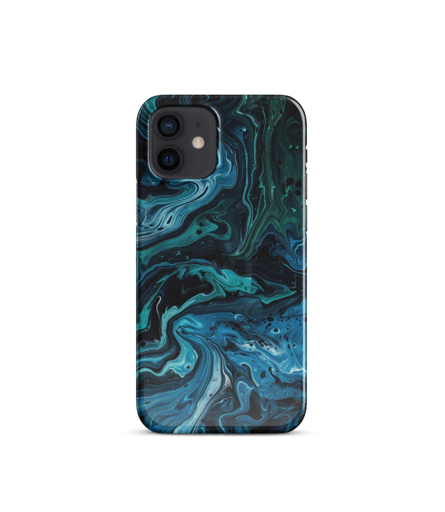 Abstract Blue Phone case for iPhone-8