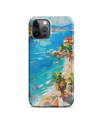 Mediterranean Beach Phone case for iPhone-10
