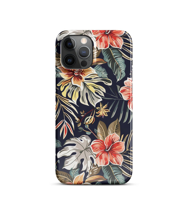 Tropical Floral Phone case for iPhone-12
