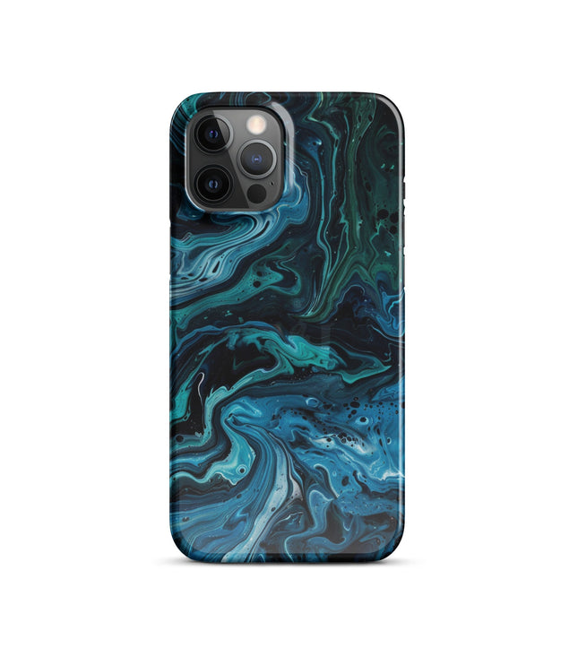 Abstract Blue Phone case for iPhone-12