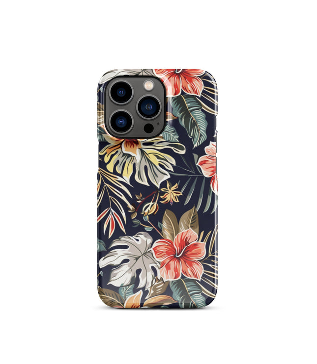 Tropical Floral Phone case for iPhone-18