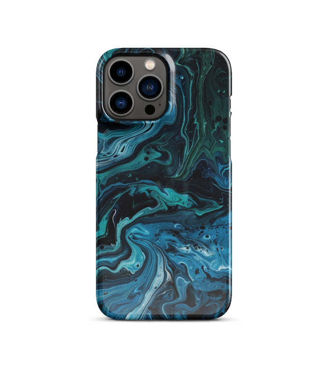Abstract Blue Phone case for iPhone-20