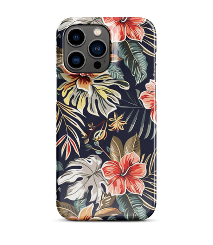 Tropical Floral Phone case for iPhone-28