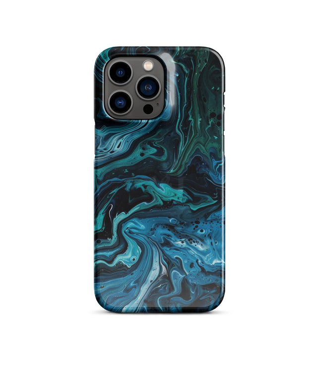 Abstract Blue Phone case for iPhone-28