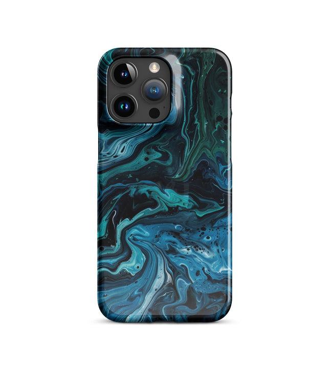 Abstract Blue Phone case for iPhone-36
