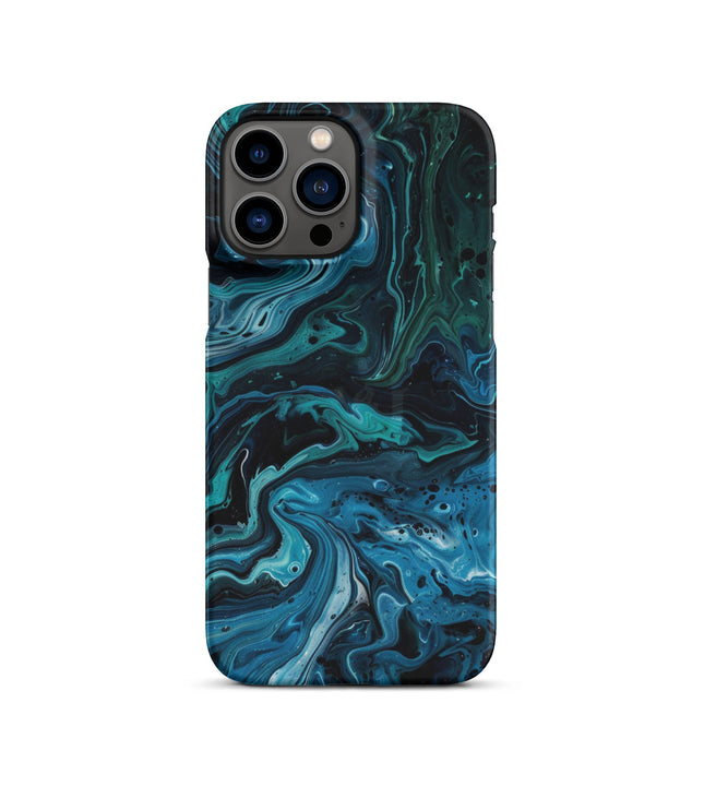 Abstract Blue Phone case for iPhone-21