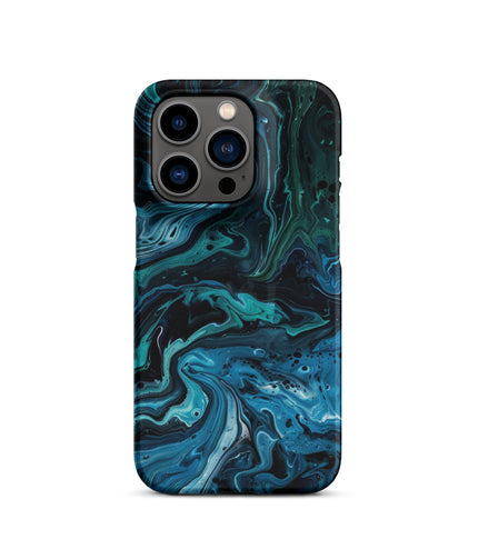 Abstract Blue Phone case for iPhone-27
