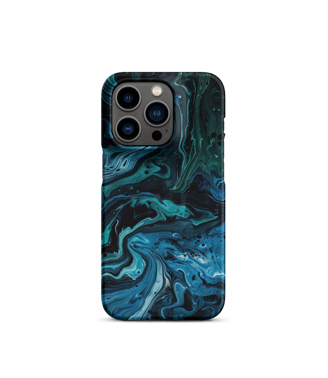 Abstract Blue Phone case for iPhone-27