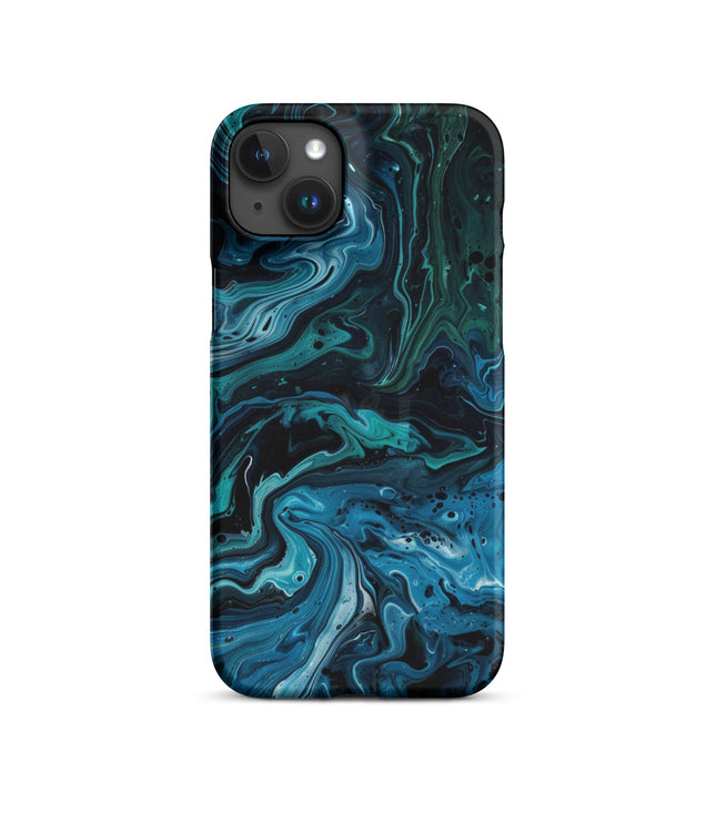 Abstract Blue Phone case for iPhone-33