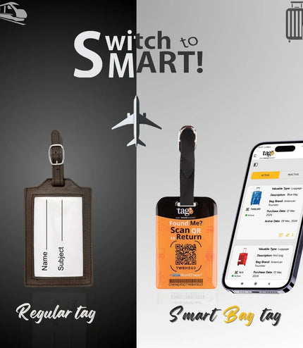Smart Bag Security Tag - Jacksonville FL [Pack 2]-1